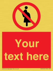 Custom prohibition not for pregnant women